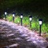 Lampy LED do trawników na energię słoneczną 6500K - obrazek 3